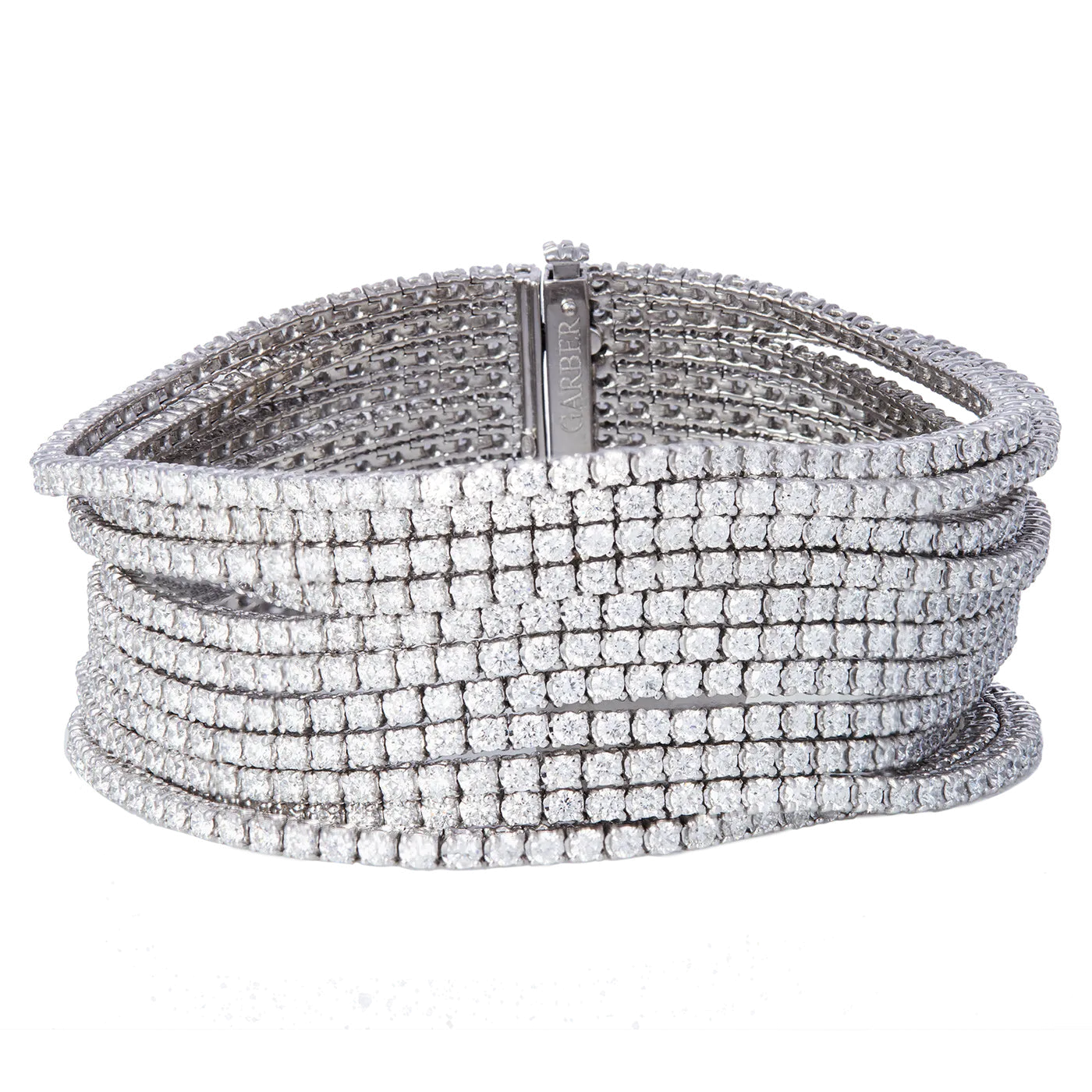 11 Row Bracelet with Diamonds