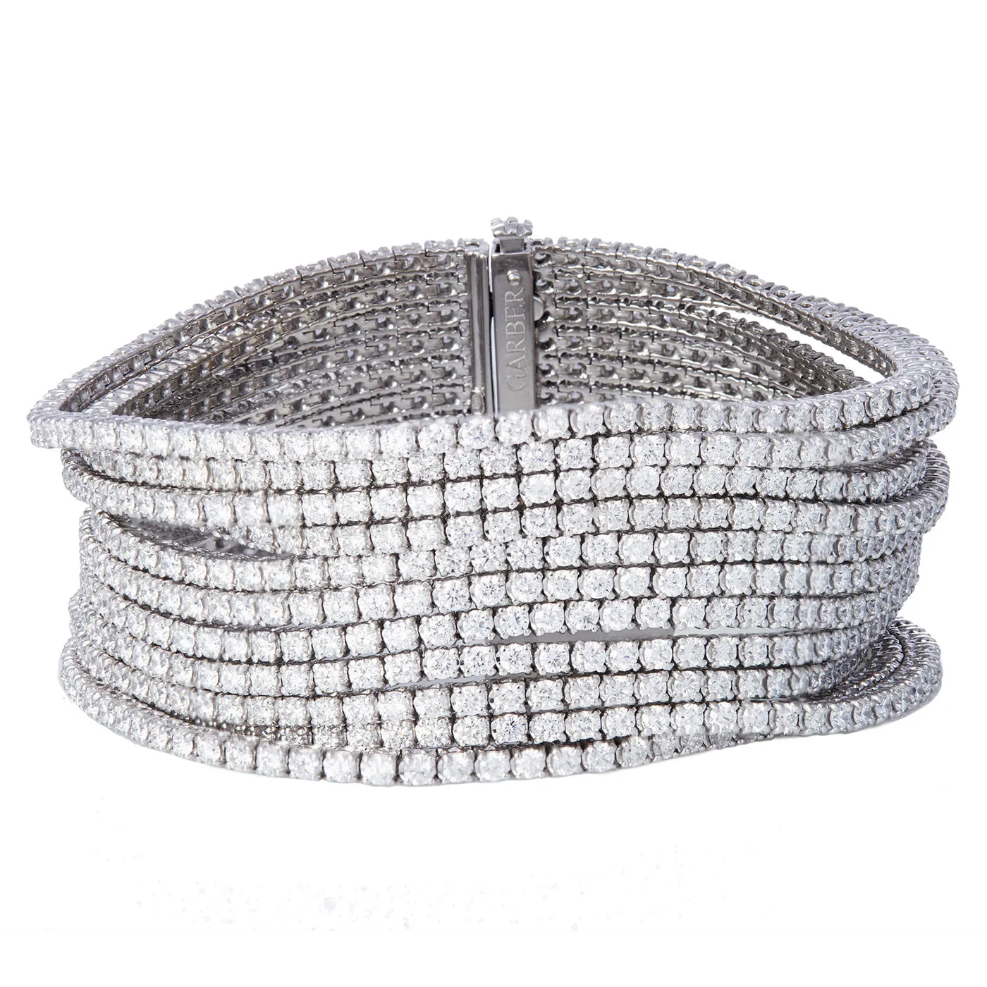 11 Row Bracelet with Diamonds