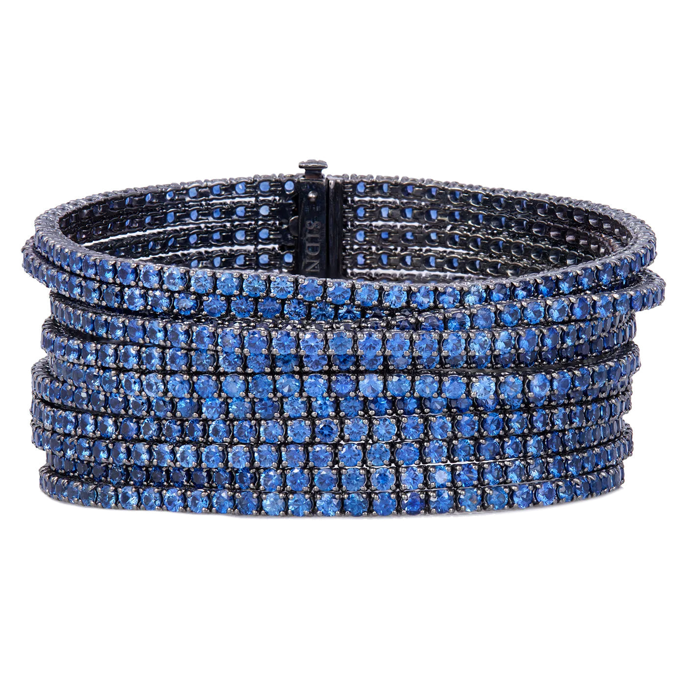 11 Row Bracelet with Sapphires