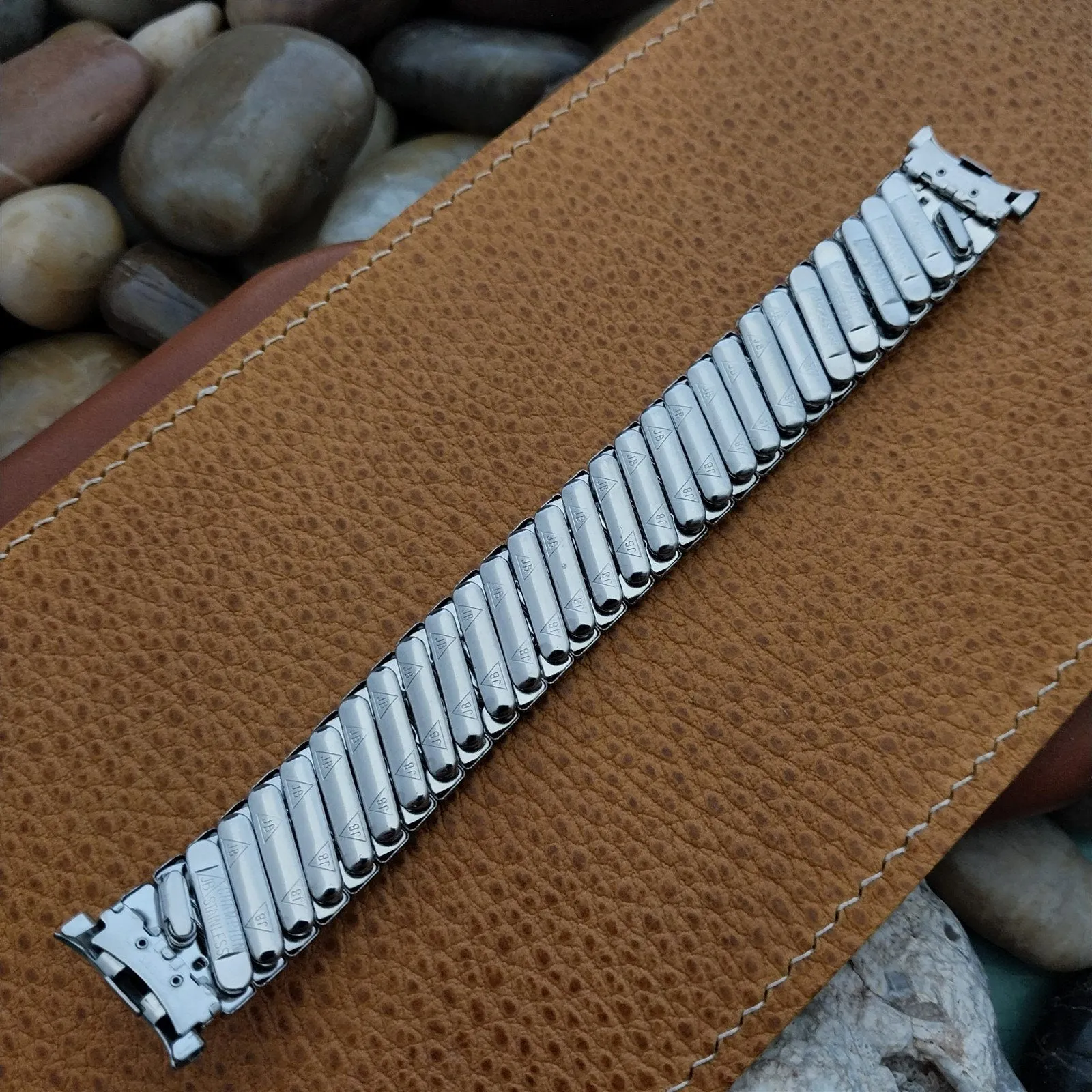 19mm 18mm 16mm JB Champion Stainless Steel nos Unused 1960s Vintage Watch Band