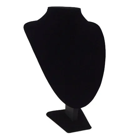 8" x 5 1/2' x 11 1/2"H Black Velvet Necklace Display