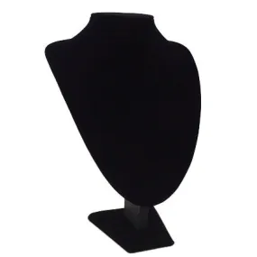8" x 5 1/2' x 11 1/2"H Black Velvet Necklace Display