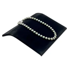 8" x 7 1/2" Black Velvet Curved Jewelry Display Ramp