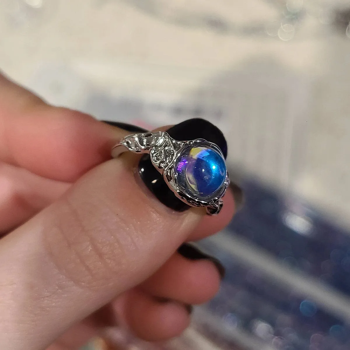 Adjustable Princess Heart Rings