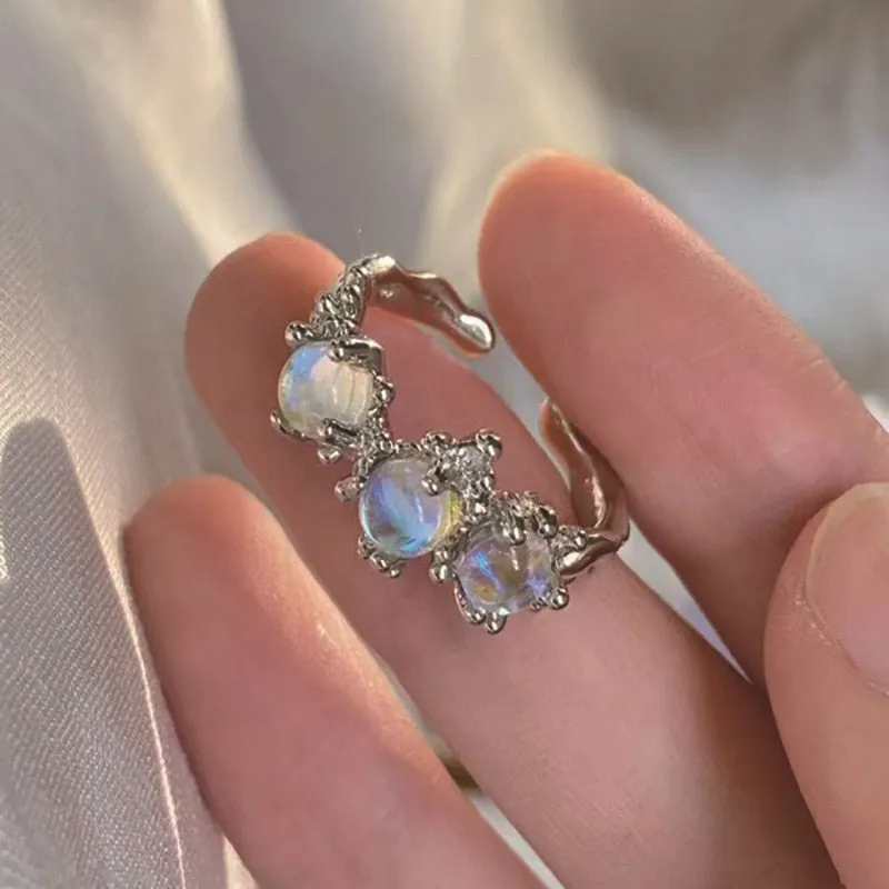 Adjustable Princess Heart Rings