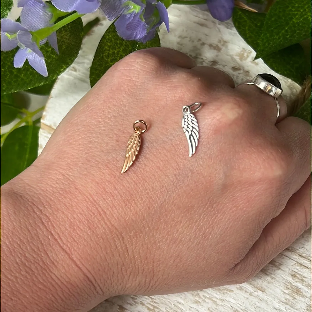 Angel Wing 925 Sterling Pendant Charm