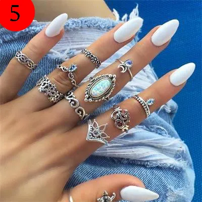 Antique Silver Ring Sets