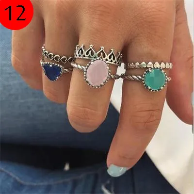 Antique Silver Ring Sets