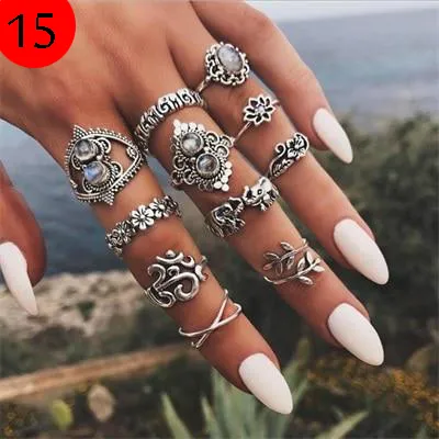 Antique Silver Ring Sets