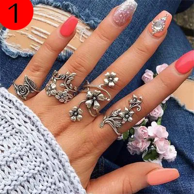 Antique Silver Ring Sets