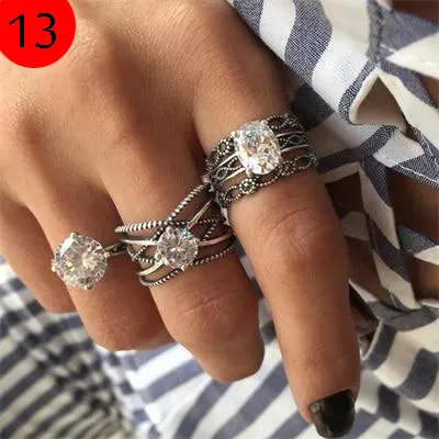 Antique Silver Ring Sets