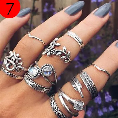 Antique Silver Ring Sets