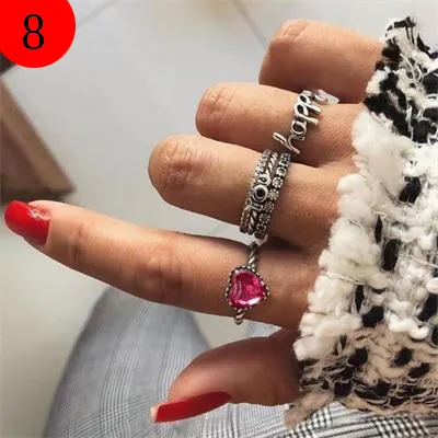 Antique Silver Ring Sets