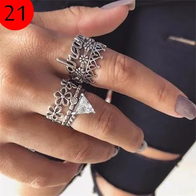Antique Silver Ring Sets