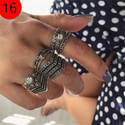 Antique Silver Ring Sets