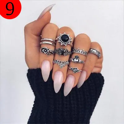 Antique Silver Ring Sets