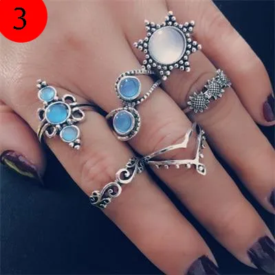Antique Silver Ring Sets