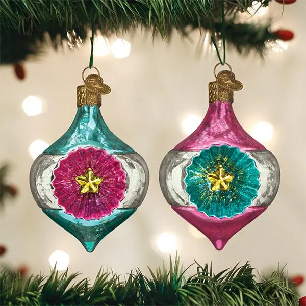 Blue Gleaming Starlight Reflection Ornament