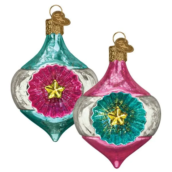 Blue Gleaming Starlight Reflection Ornament