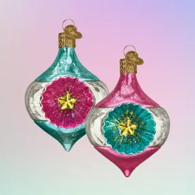 Blue Gleaming Starlight Reflection Ornament