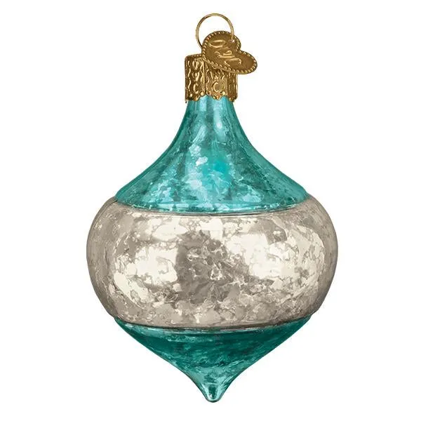 Blue Gleaming Starlight Reflection Ornament