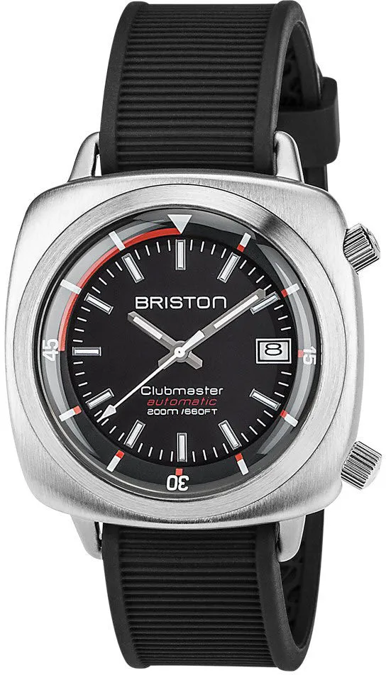Briston Watch Clubmaster Diver Brushed Steel