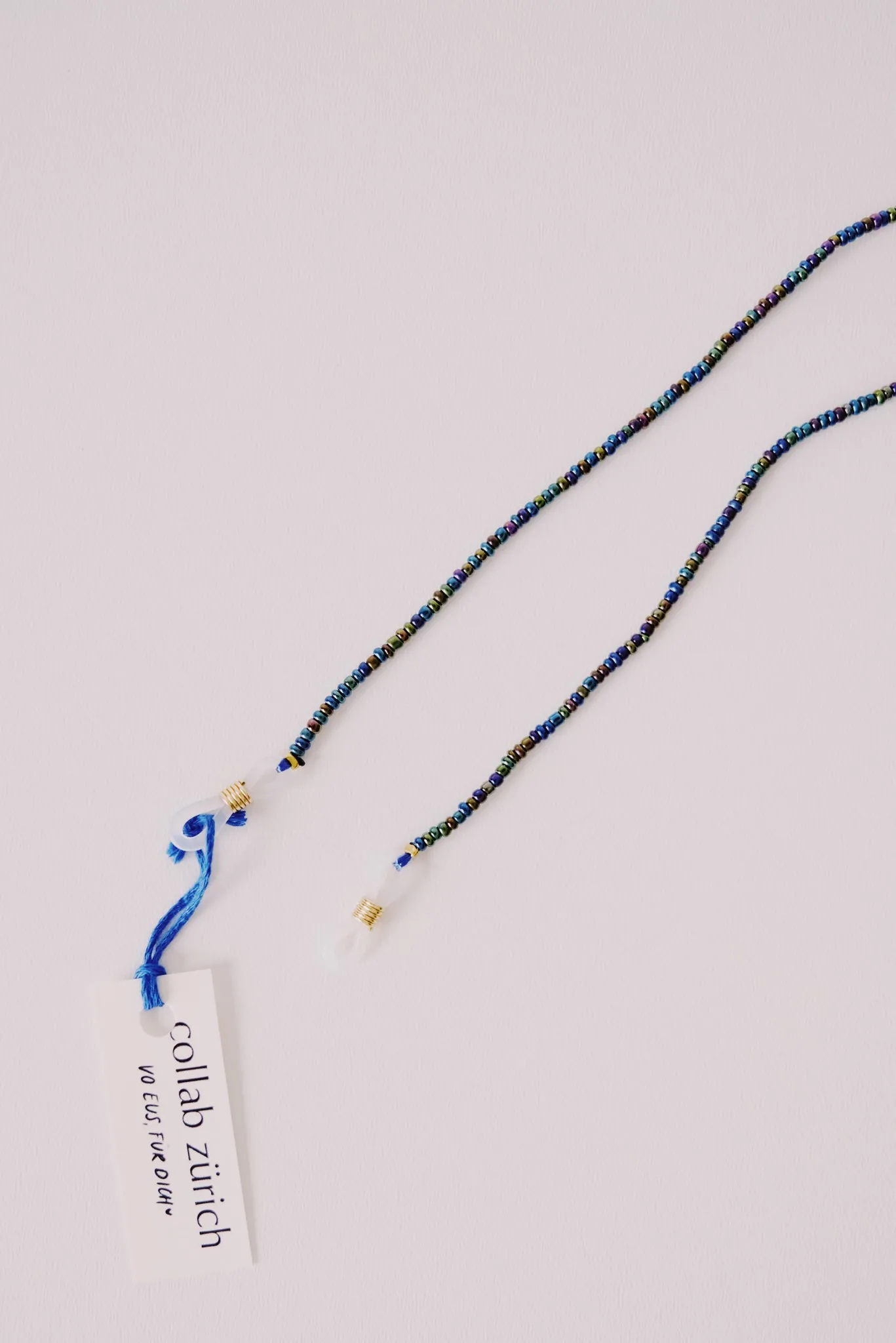 brülle bändeli / glasses necklace - shiny beads