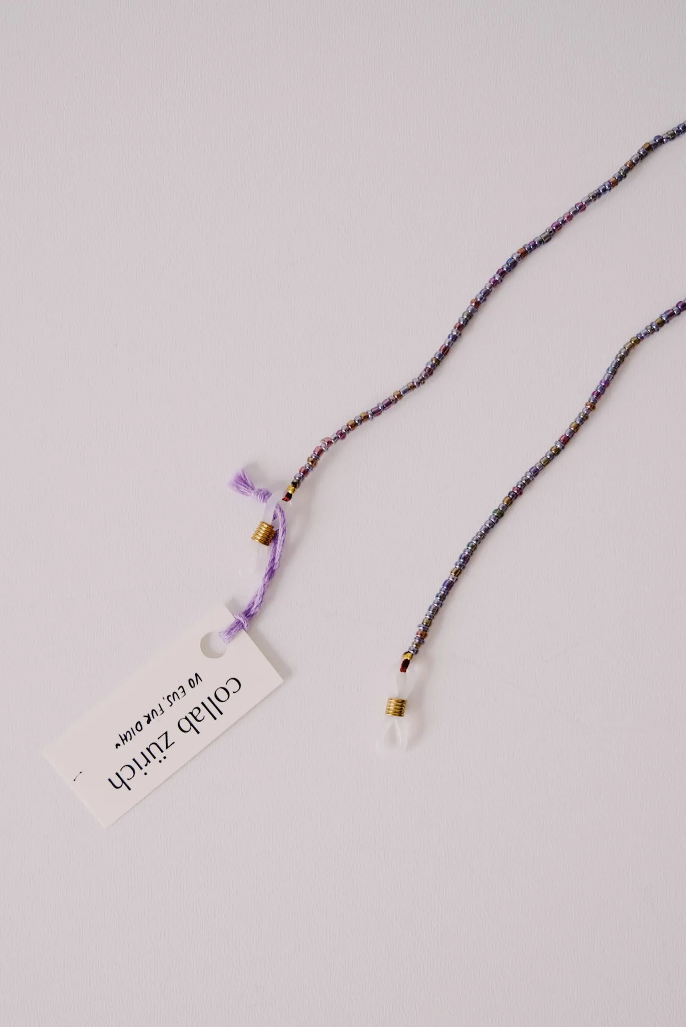brülle bändeli / glasses necklace - shiny beads
