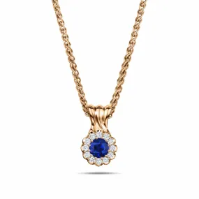 Cannelé Twist sapphire necklace