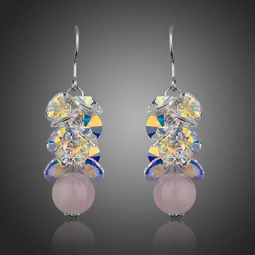 Cluster Gradient Bunch Drop Earrings