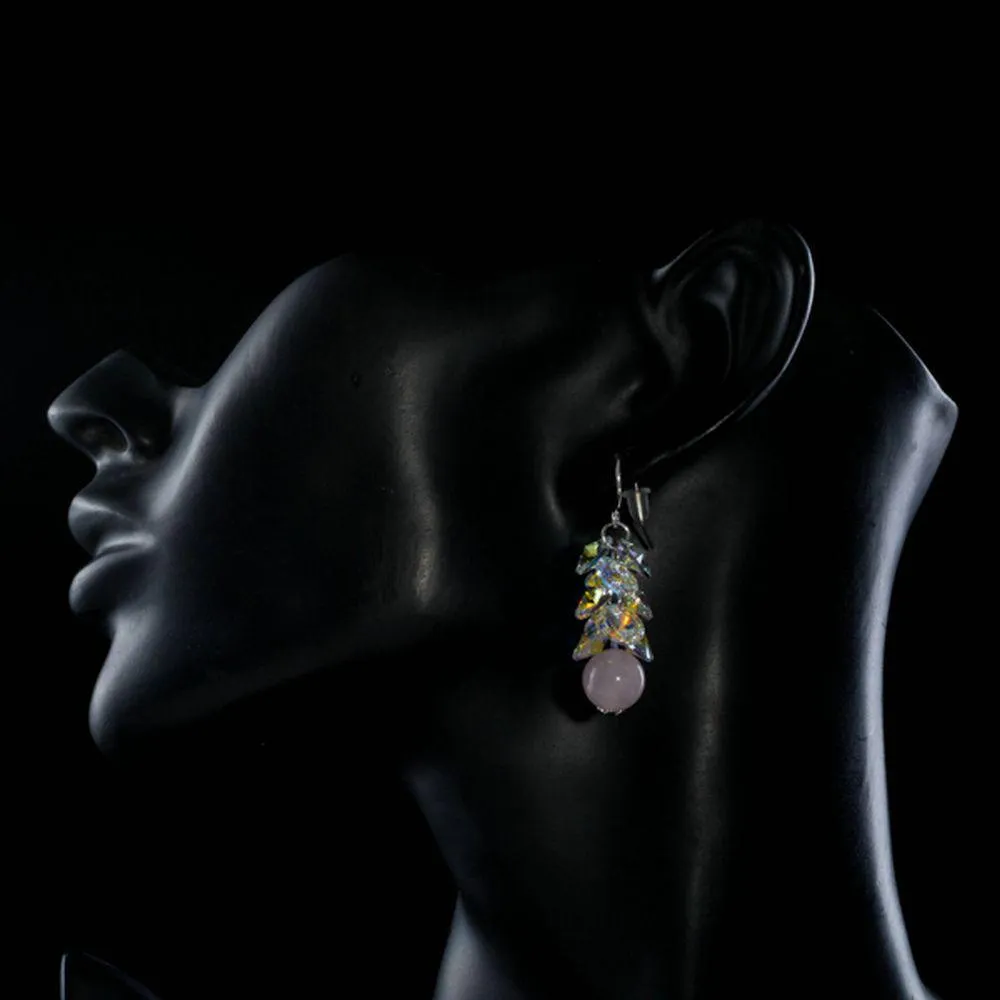 Cluster Gradient Bunch Drop Earrings