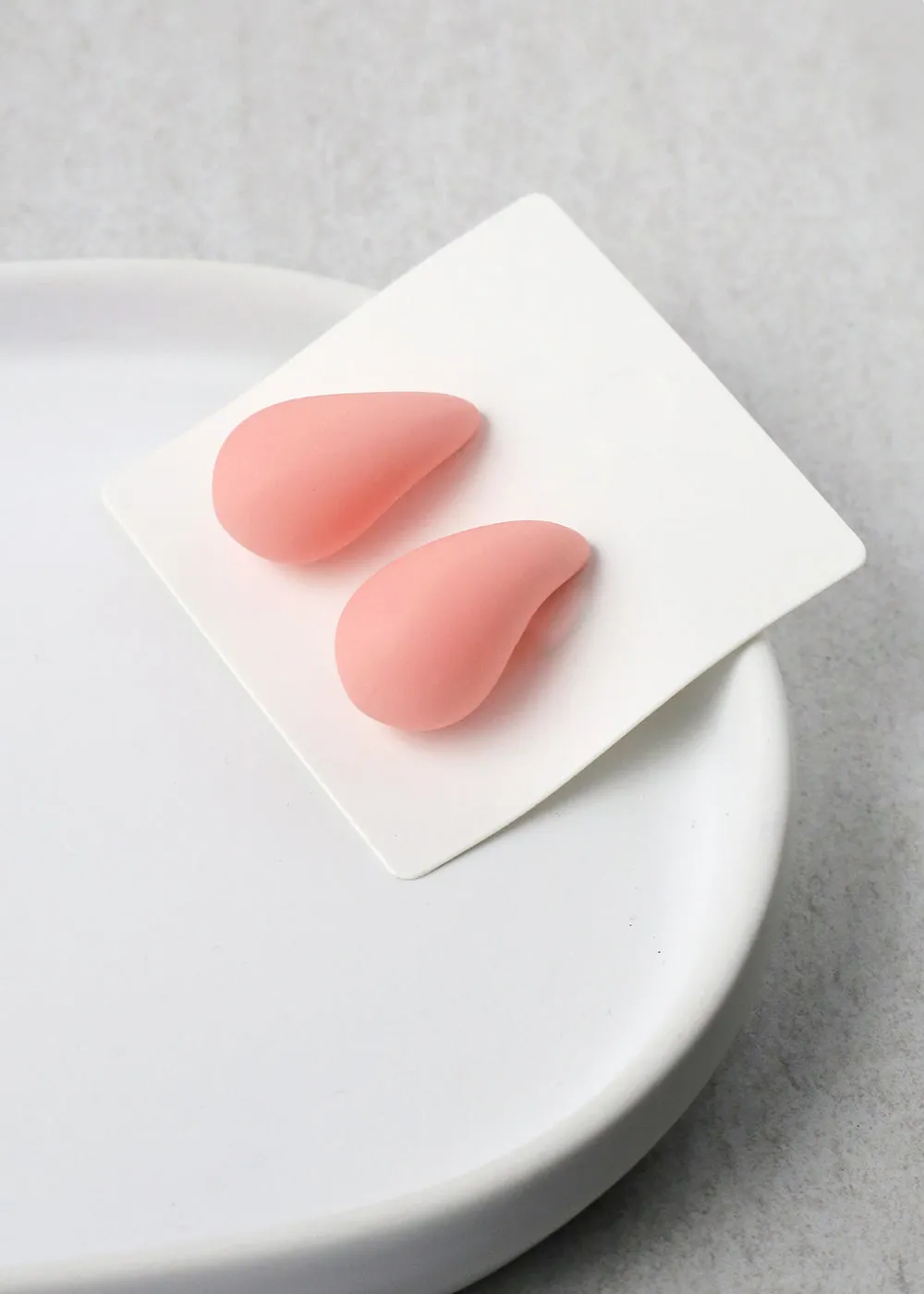 Colorful Thick Teardrop Earring