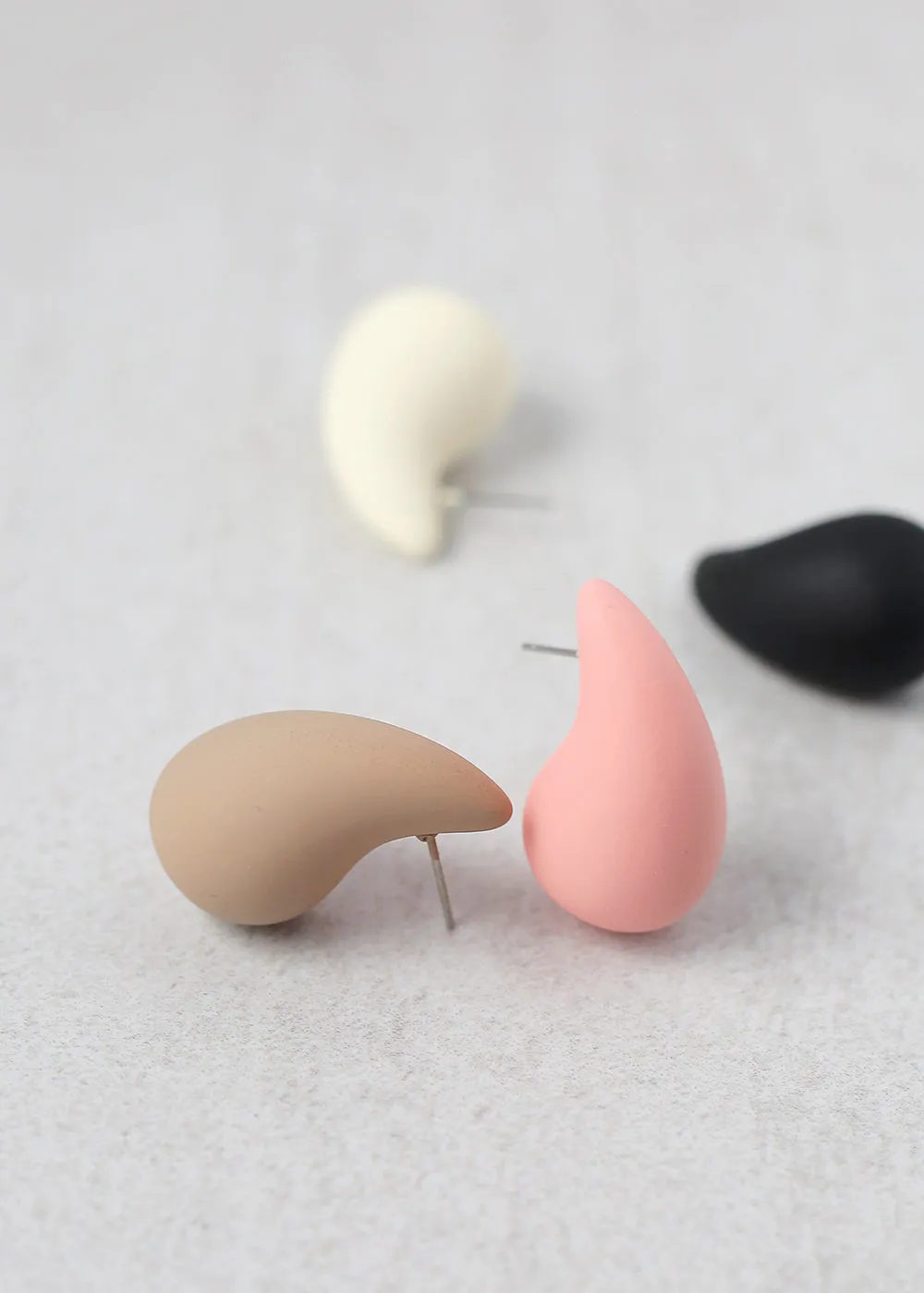 Colorful Thick Teardrop Earring