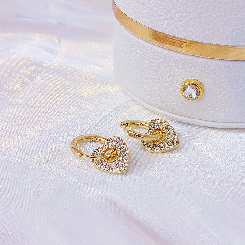 Cute Minimalist Heart Earrings