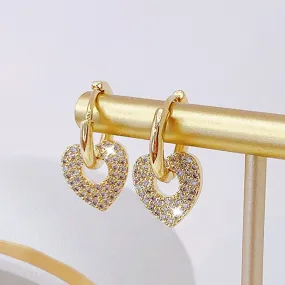 Cute Minimalist Heart Earrings