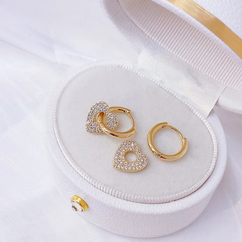 Cute Minimalist Heart Earrings
