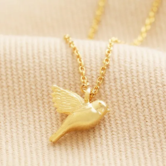 Delicate Bird Pednant Necklace