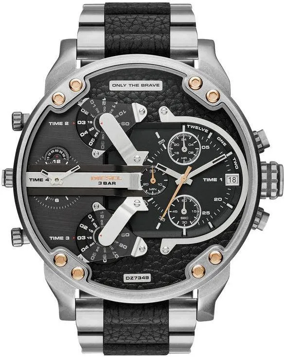 Diesel DZ7349  Mr. Daddy 2.0 4 Time Zone Oversize Watch
