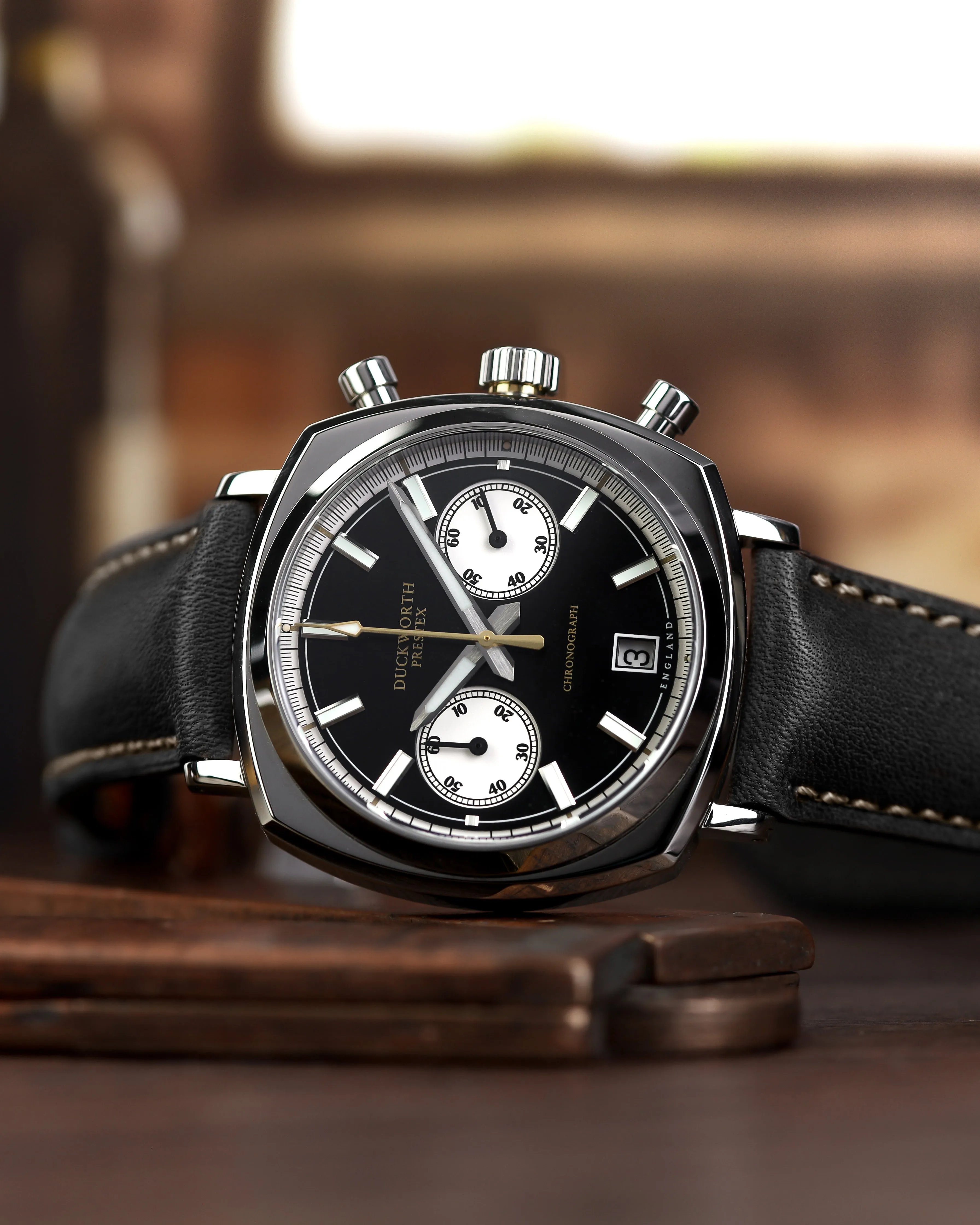 Duckworth Prestex 42 Black Sunburst Black Leather