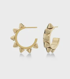 Edblad Peak Creoles Small Earrings - Gold
