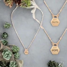 Faith, Love & Hope Necklaces