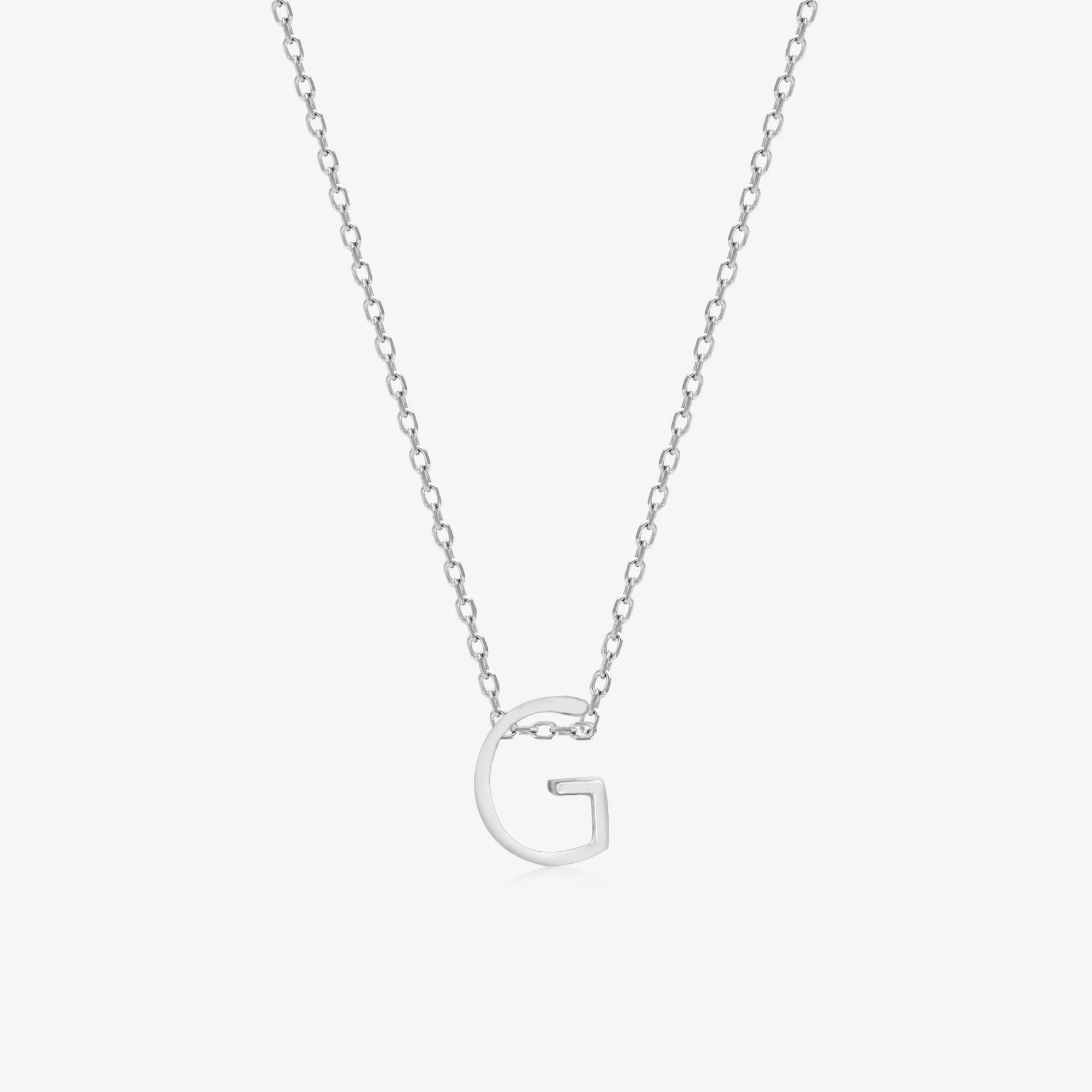 Gleaming G Initial Necklace