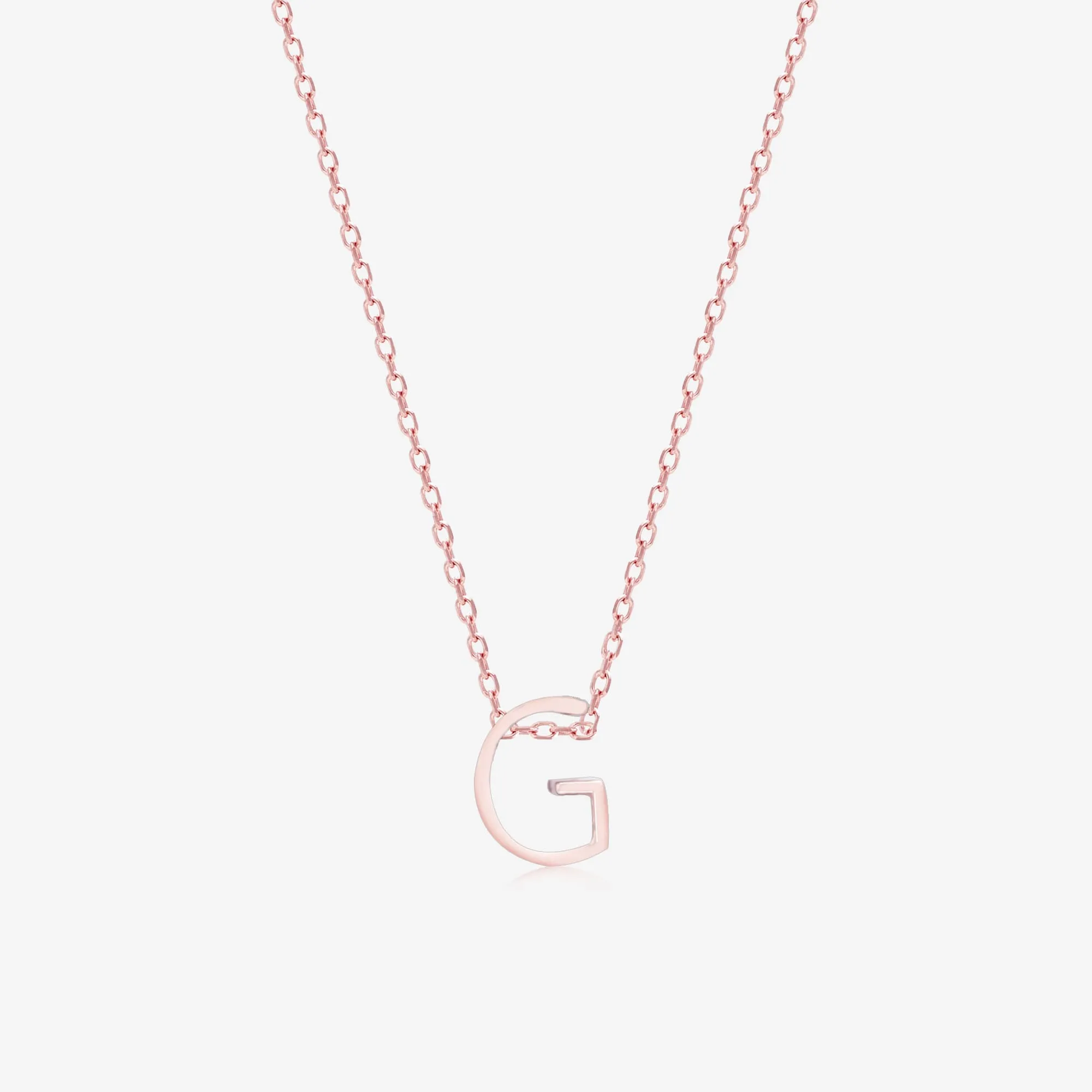 Gleaming G Initial Necklace