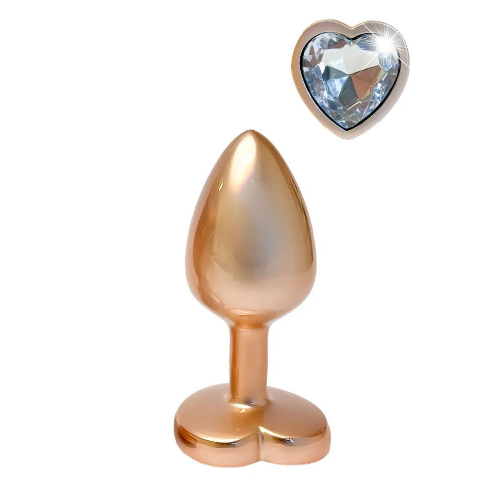 Gleaming Love Pearl Gold Plug korek analny S