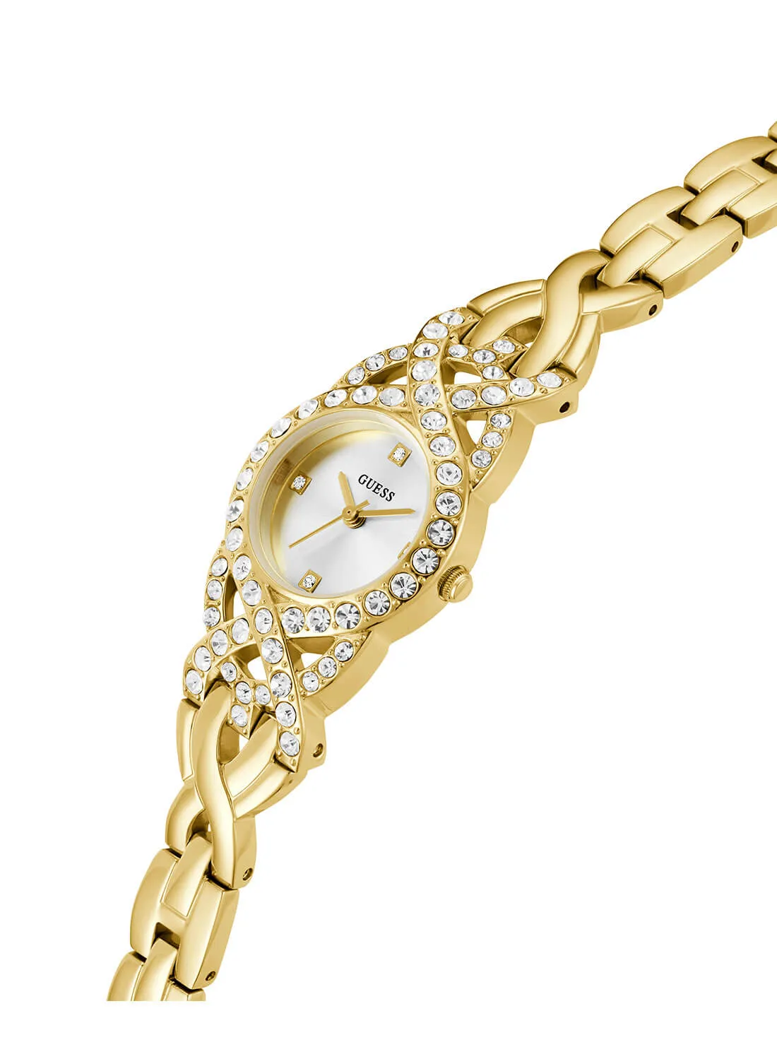 Gold Adorn Crystal Watch