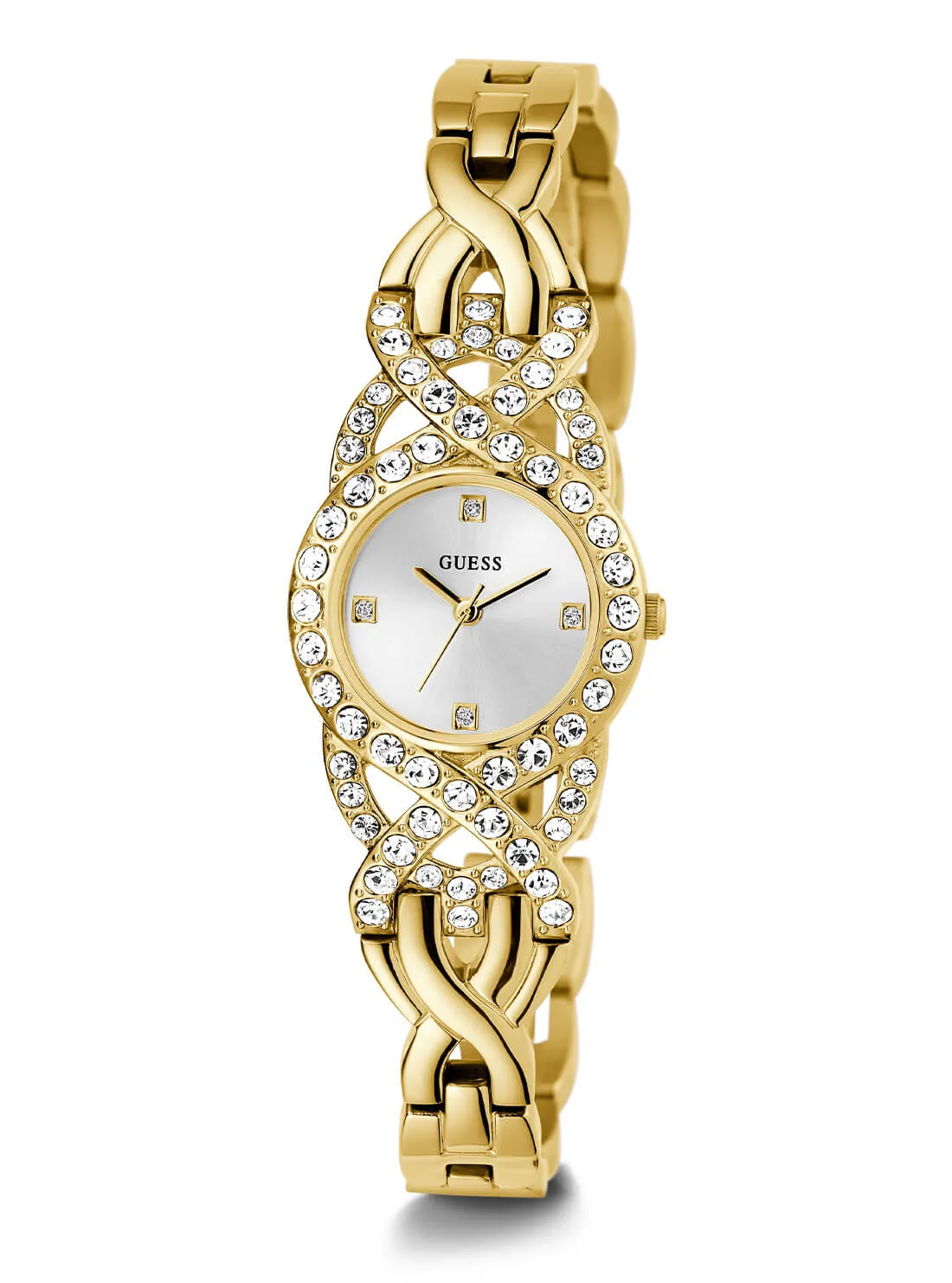 Gold Adorn Crystal Watch