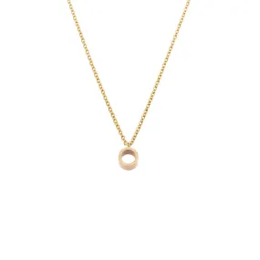 Gold Tube Necklace