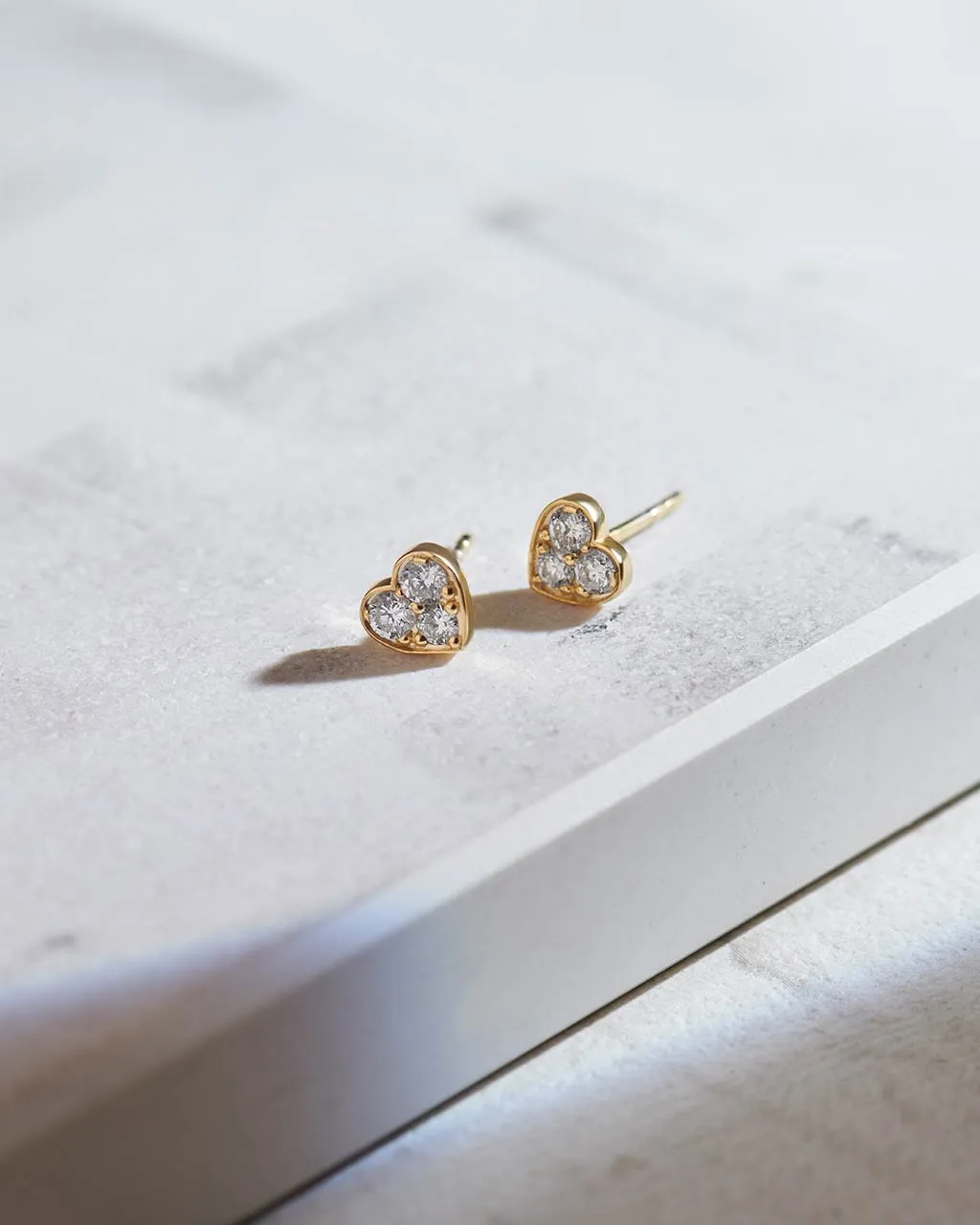 Heart Diamond Earrings