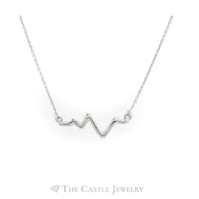 Heartbeat Sterling Sliver Necklace