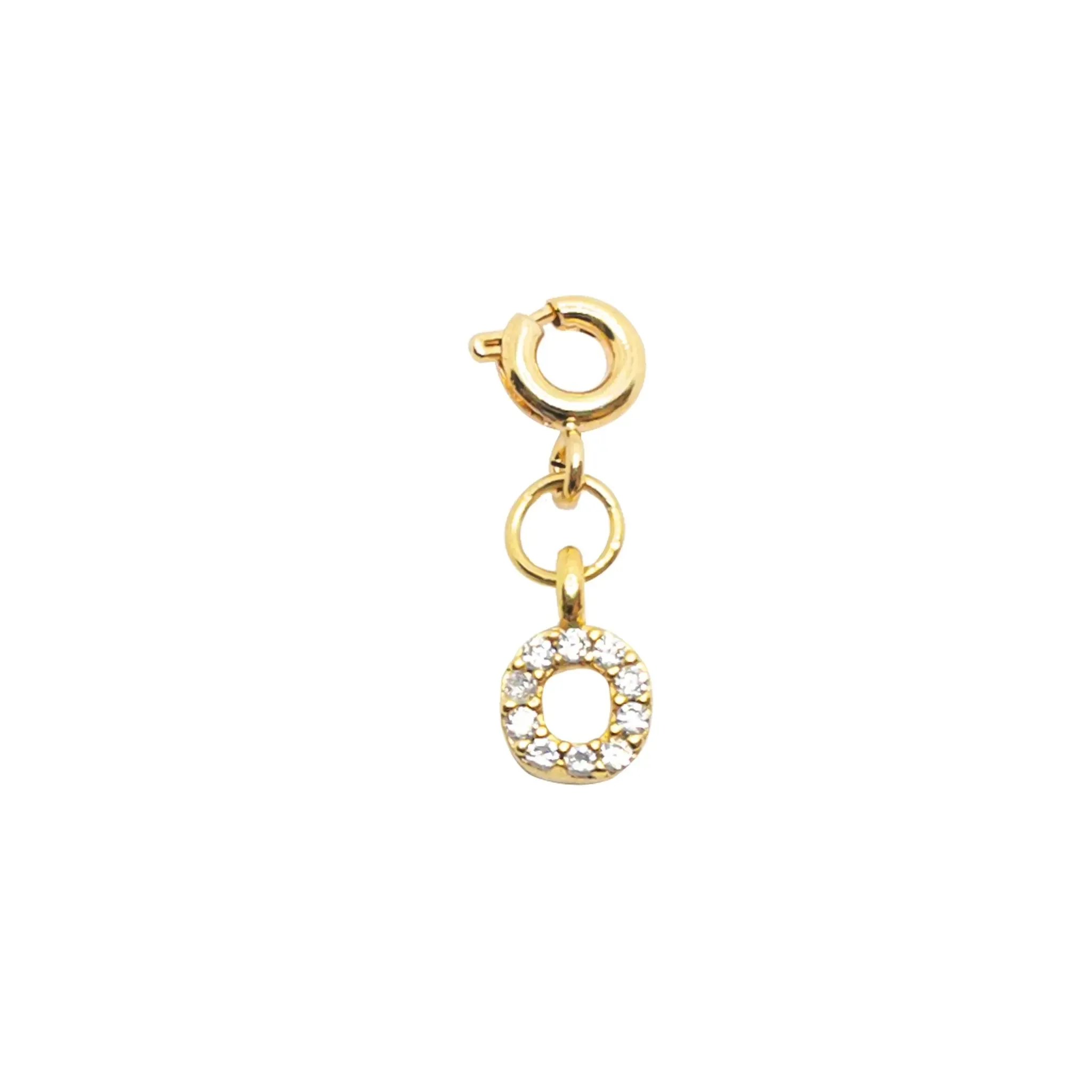 Initial O - Gold Charm